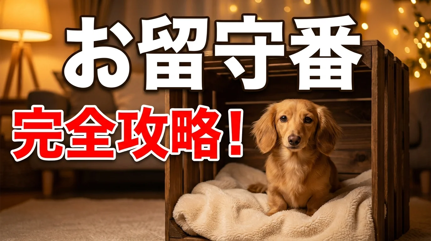 ダックスフンドのお留守番トレーニング|分離不安を防ぐ段階的な慣らし方